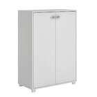 Armário Baixo De Escritório Ferrazo 2 Pt Branco