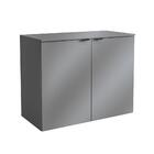 Armário Baixo Kappesberg 2 Portas Office Platinum 91cm