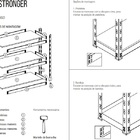 Armário Baixo Multiúso -3 Prateleiras  Estrutura Em Aço Carbo