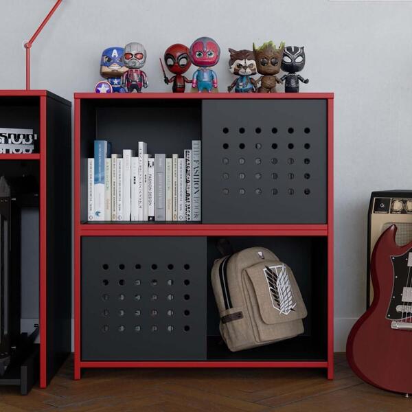 Armário Baixo Organizador Decorativo Pixel Quarto Escritório