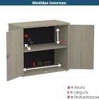 Armário Baixo P25 Pandin 80 Cm (largura) Em Mdp Cor Castanhei