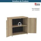 Armário Baixo P25 Pandin 80 Cm (largura) Em Mdp Cor Noce Natu