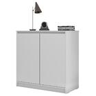 Armário Baixo Para Escritório 2 Porta Branco Meta Caemmun