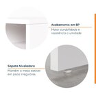 Armário Baixo Para Escritório 2 Prateleiras Em Tamburato Ficu