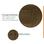 Armário Baixo Para Escritório 2 Prateleiras Em Tamburato Ficu