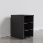 Armário Baixo Para Escritório 2 Prateleiras Em Tamburato Ficu