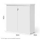 Armário Balcão 02 Portas Doubler Preto