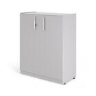 Armário Balcão 02 Portas Lumiere Cinza