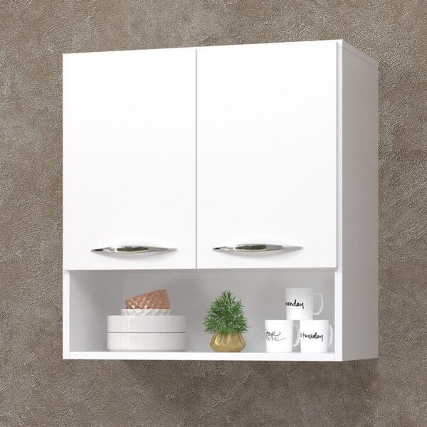 Armário Balcão Aéreo Com 2 Portas Organizador