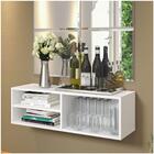 Armário Balcão Aéreo Computador Organizador Branco Multiuso