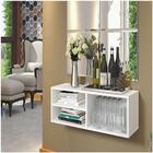 Armário Balcão Aéreo Computador Organizador Branco Multiuso