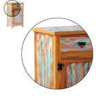 Armário Balcão Arcais 1 Porta 50cm Madeira Maciça Pátina