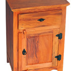 Armário Balcão Arcais 1 Porta 55cm Madeira Maciça Natural