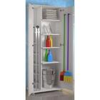 Armário Balcão Branco Lavanderia Área Serviço 4 Rodinhas