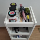 Armário Balcão Carrinho Esmaltes Auxiliar