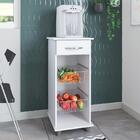 Armário Balcão Com Fruteira Régia Para Galão De Água 1 Gaveta