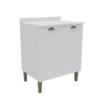 Armário Balcão De Cozinha 70cm Com Tampo 25mm E 2 Portas 2320