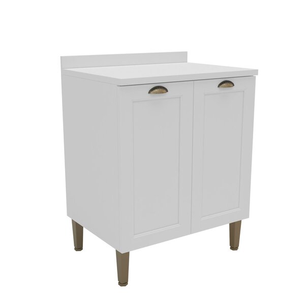 Armário Balcão De Cozinha 70cm Com Tampo 25mm E 2 Portas 2320