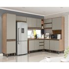 Armário Balcão De Cozinha 80cm 2 Portas Vicenza Espresso Móve