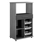 Armário Balcão Fruteira Fortaleza C/ 3 Cestos Arte Móveis