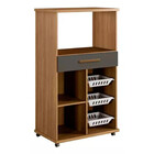 Armário Balcão Fruteira Fortaleza C/ 3 Cestos Arte Móveis