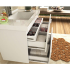 Armário Balcão Gabinete Para Banheiro 60cm Com 03 Gavetas Pie