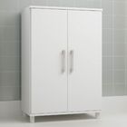 Armário Balcão Multiuso 02 Portas Gif B03 Branco - Lyam Decor