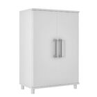 Armário Balcão Multiuso 02 Portas Gif B03 Branco - Lyam Decor