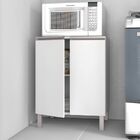 Armario Balcão Multiuso 02 Portas Turim B03 Branco - Lyam Dec