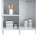 Armário Balcão Multiuso Com Tampo 02 Portas Patricia Pop Bran