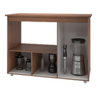 Armário Balcão Multiuso Para Cozinha Micro-ondas E Forno Liza