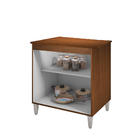 Armário Balcão Multiuso Para Cozinha Microondas Forno Serena