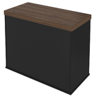 Armário Balcão Multiuso Para Escritório Sala 2 Portas Atria E