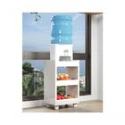 Armário Balcão Para Área De Serviço Branco Multiuso C/rodas