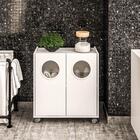 Armário Balcão Para Lavanderia Nagetantes - Branco