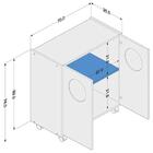 Armário Balcão Para Lavanderia Nagetantes - Branco
