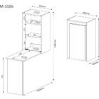 Armario Bancada Retratil Am3106 Tecno Mobili
