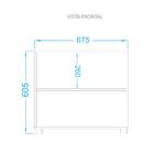 Armário Banheiro 1 Prateleira Brv - Branco