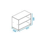 Armário Banheiro 1 Prateleira Brv - Branco