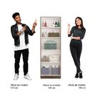 Armário Banheiro 2 Portas Madeira Clara Carraro