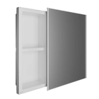 Armário Banheiro C/ Nicho E Espelho 54x46x10cm Branco Astra