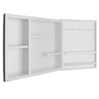 Armário Banheiro C/ Nicho E Espelho 54x46x10cm Branco Astra