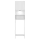 Armário Banheiro Com Led Para Vaso Sanitário E 2 Portas Multi