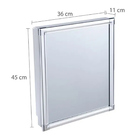 Armario Banheiro Sobrepor/embutir Com Perfil Aluminio Astra