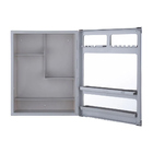 Armario Banheiro Sobrepor/embutir Com Perfil Aluminio Astra