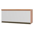 Armário Bárbara 800mm 1 Porta Basculante Freijó/branco