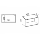 Armário Basculante 60cm Branco Spring