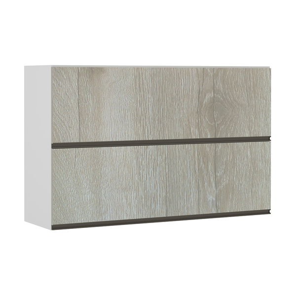 Armário Basculante Duplo 120cm Legno Crema Spring Luciane