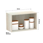 Armário Basculante Luciane 60cm 1 Porta Lis