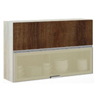 Armario Basculante Misto Luciane 120cm 1 Porta Fechada 1 Port